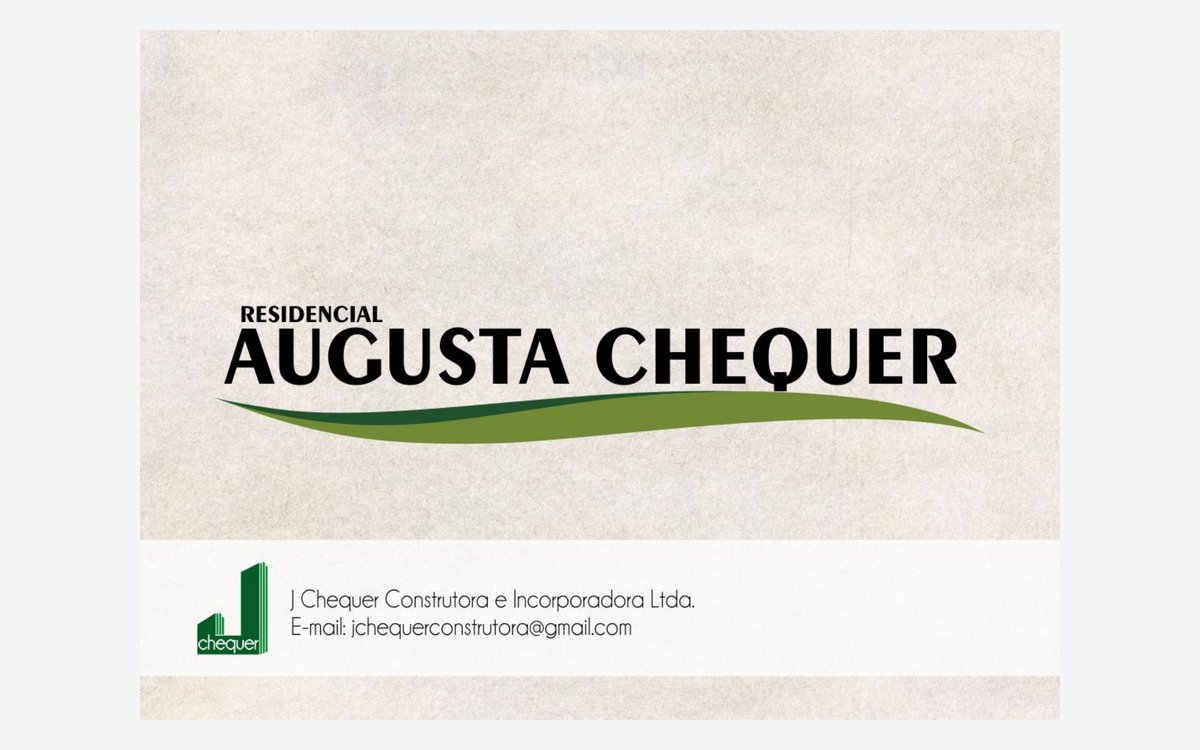 Capa da apresentação do empreendimento Residencial Augusta Chequer