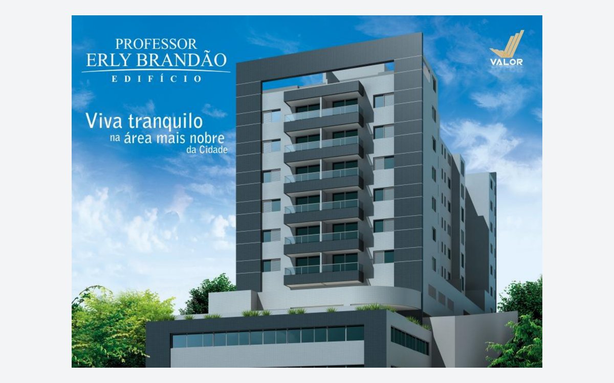 Capa da apresentação do empreendimento Edifício Professor Erly Brandão
