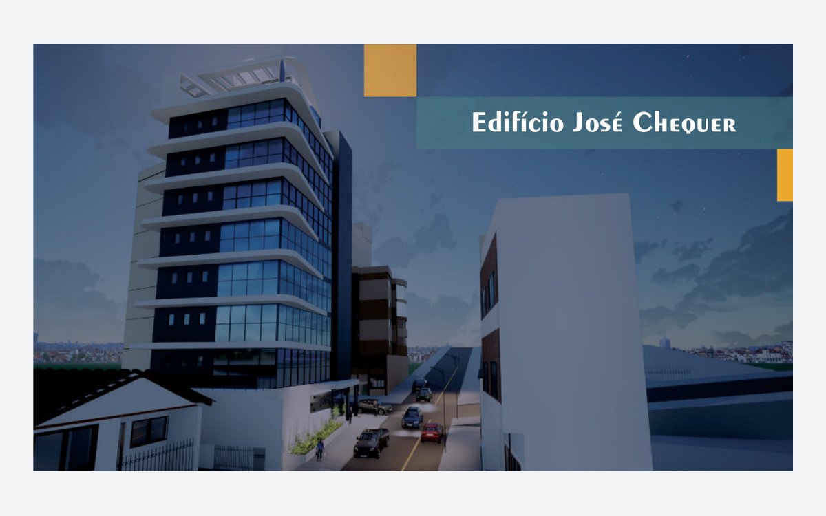Capa da apresentação do empreendimento Edifício José Chequer