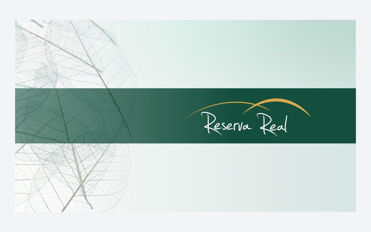 Capa da apresentação do empreendimento Reserva Real