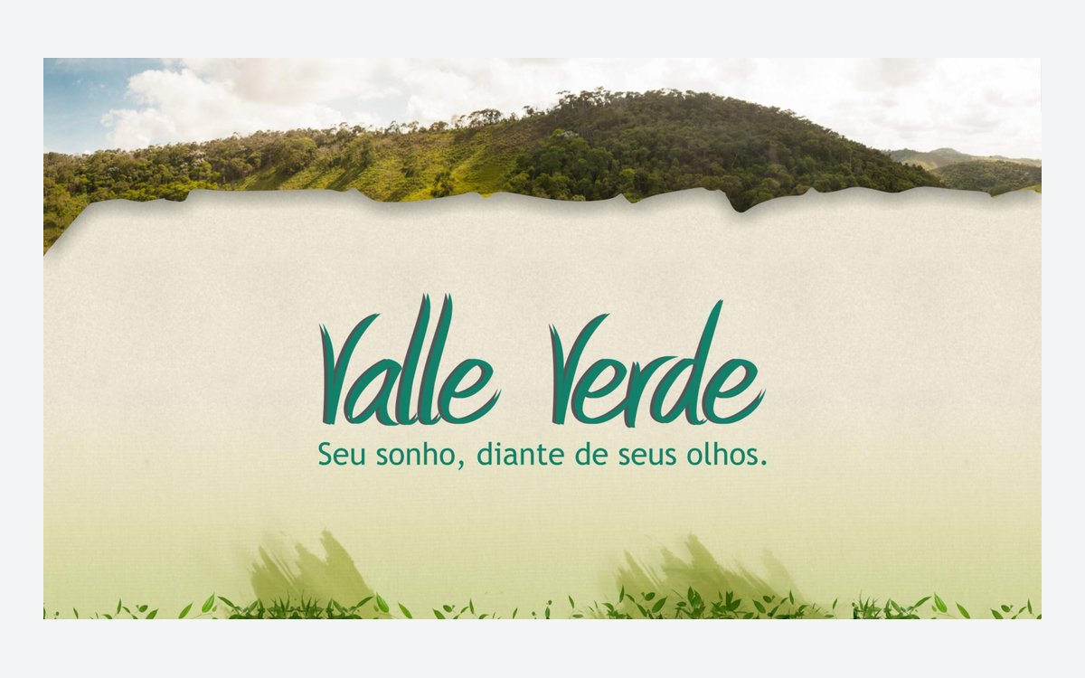 Capa da apresentação do empreendimento Valle Verde