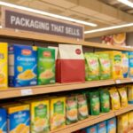 Embalagem que se destaca na gôndola do supermercado
