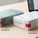 Rebranding de embalagem — antes e depois